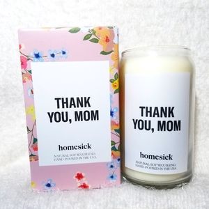 Mother's Day Thank you Mom Candle, Homesick, NWT, NIB
